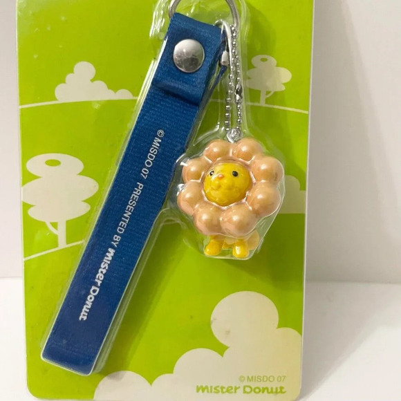 Pon De Lion and His Sweet Friends Keychain Strap Mascot Mister Donut - Picture 2 of 16